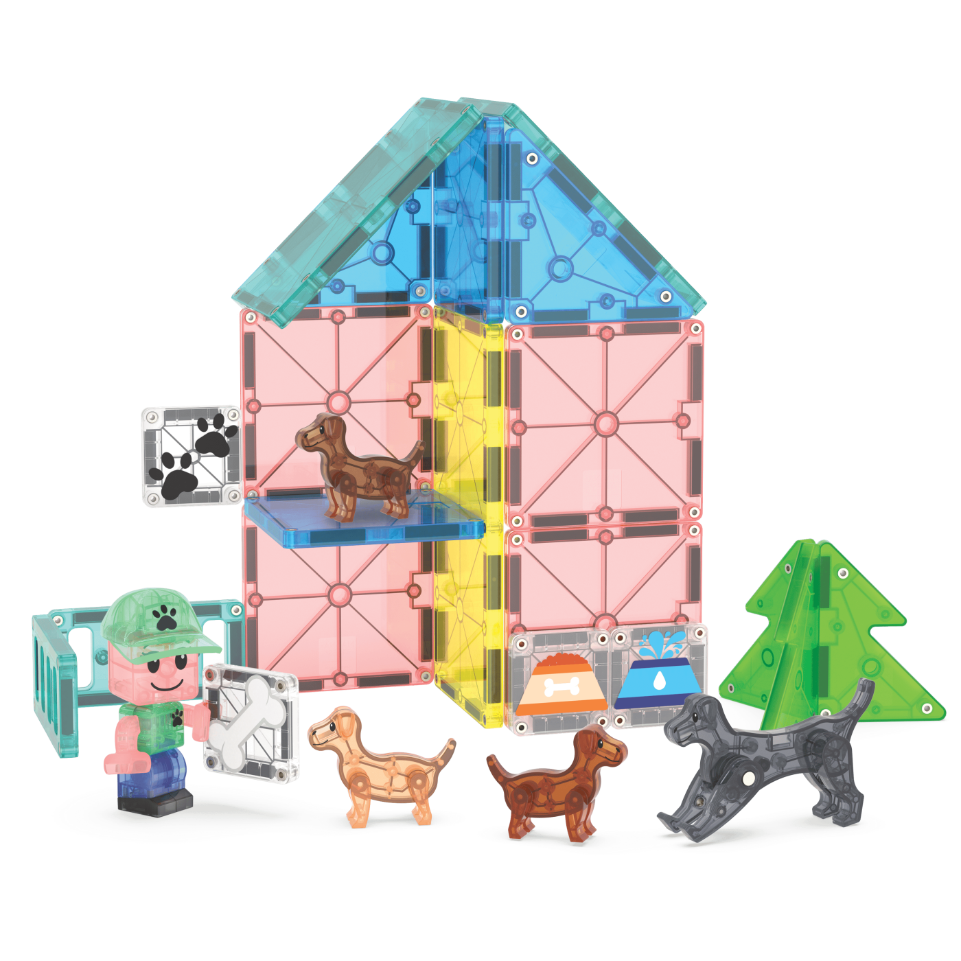 MAGNA-TILES® - Puppy Park Manyetik Bloklar - 27 Parça - 252027DD - 850025176507