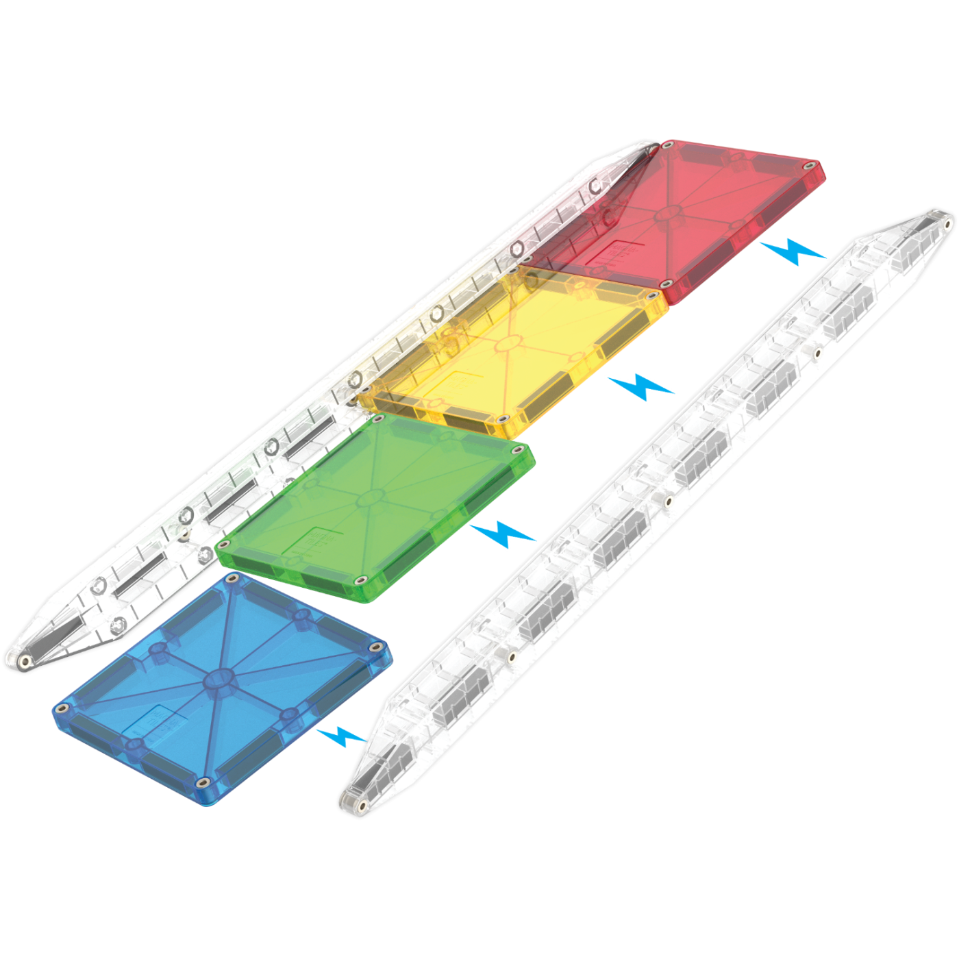 MAGNA-TILES® - Rail Racers - 33 Parça - 251033RR - 850025176606