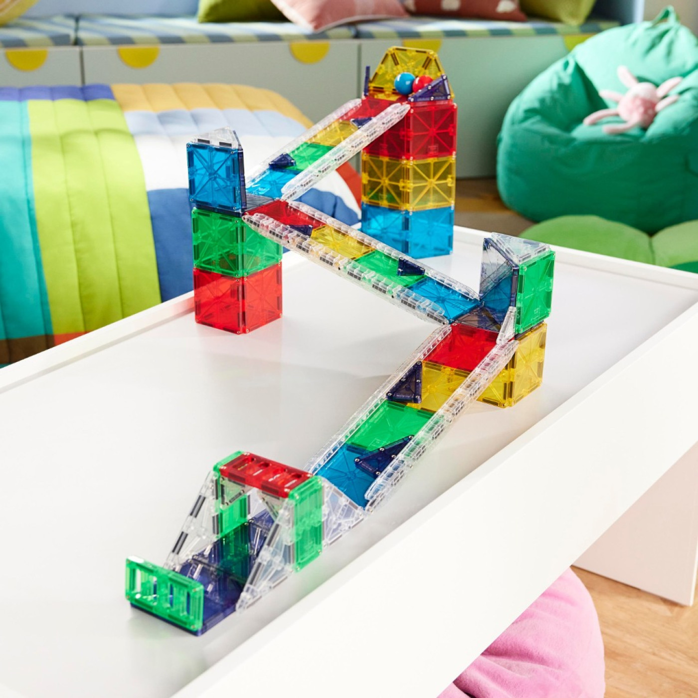 MAGNA-TILES® - Rail Racers Deluxe - 90 Parça - 251090RR - 850025176538