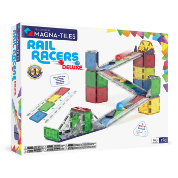 MAGNA-TILES® - Rail Racers Deluxe - 90 Parça