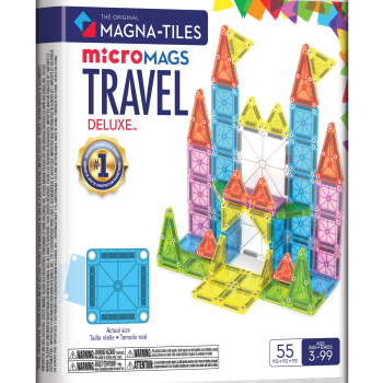 MAGNA-TILES® - Travel Set - Seyahat Seti Manyetik Bloklar - 55 Parça