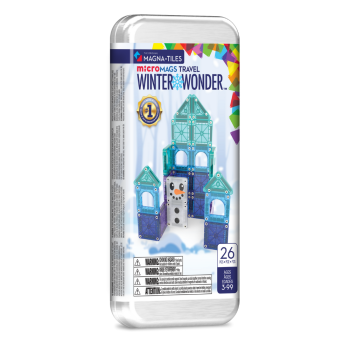 MAGNA-TILES - WinterWonderland Travel Set - Seyahat Seti Manyetik Bloklar - 26 Parça