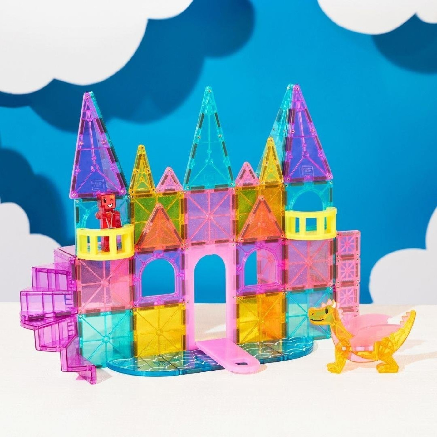 Magna-Tiles Castle DLX + microMAGS - Prenses Şatosu 48 Parça - 242048CA - 850025176330
