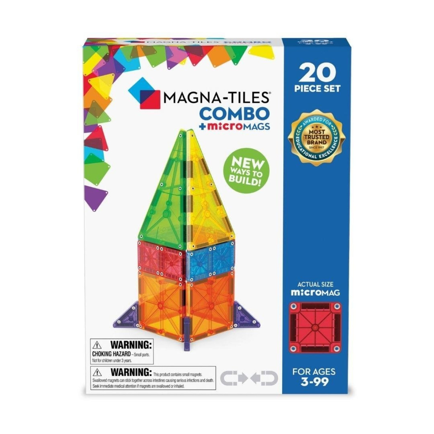 Magna-Tiles Combo + microMAGS - 20 Parça Magna-Tiles Combo + microMAGS - 20 Parça