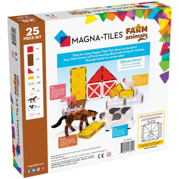 Magna-Tiles - Çiftlik Hayvanları - 25 Parça