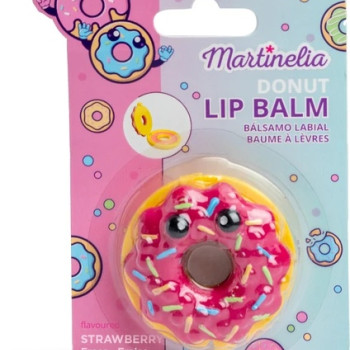 Martinelia World Donut Anahtarlık Şeklinde Dudak Balmı Çilek