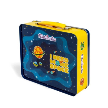 Martinelia - Space Erkek Çocuk Metal Kutulu Şampuan Ve Parfüm Banyo Seti
