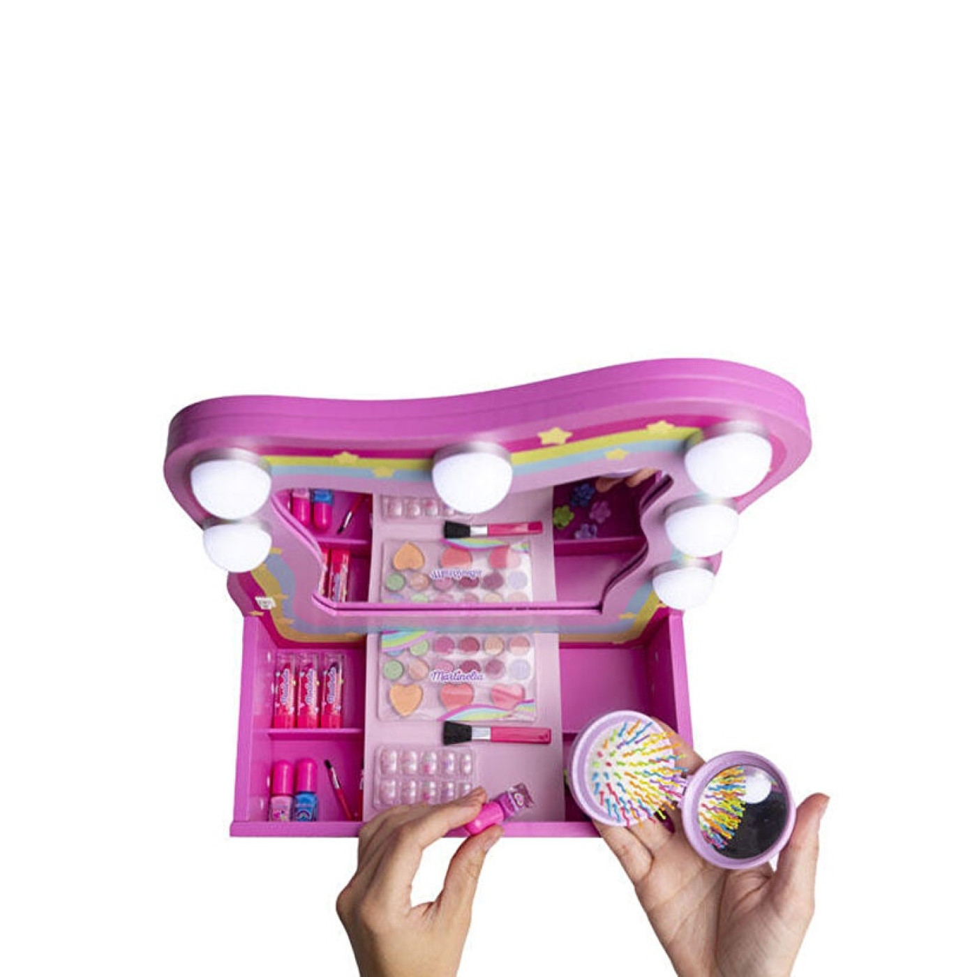 Martinelia Kız Çocuk Işıklı Aynalı Makyaj Seti - 8436616353414 Martinelia Kız Çocuk Işıklı Aynalı Makyaj Seti - 85110 - 8436616353414