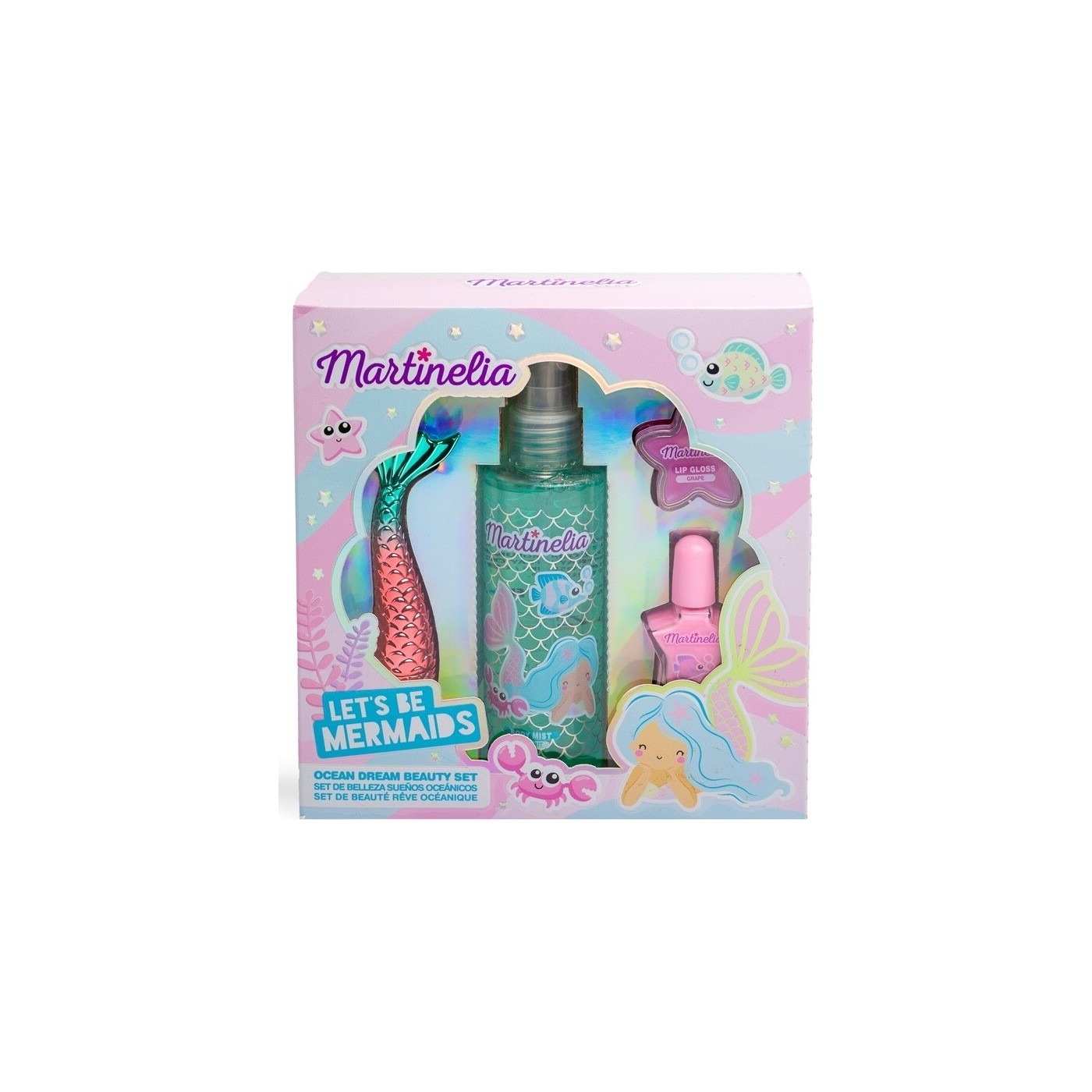 Martinelia Let's Be Mermaids Kız Çocuk Parfüm ve Makyaj Seti