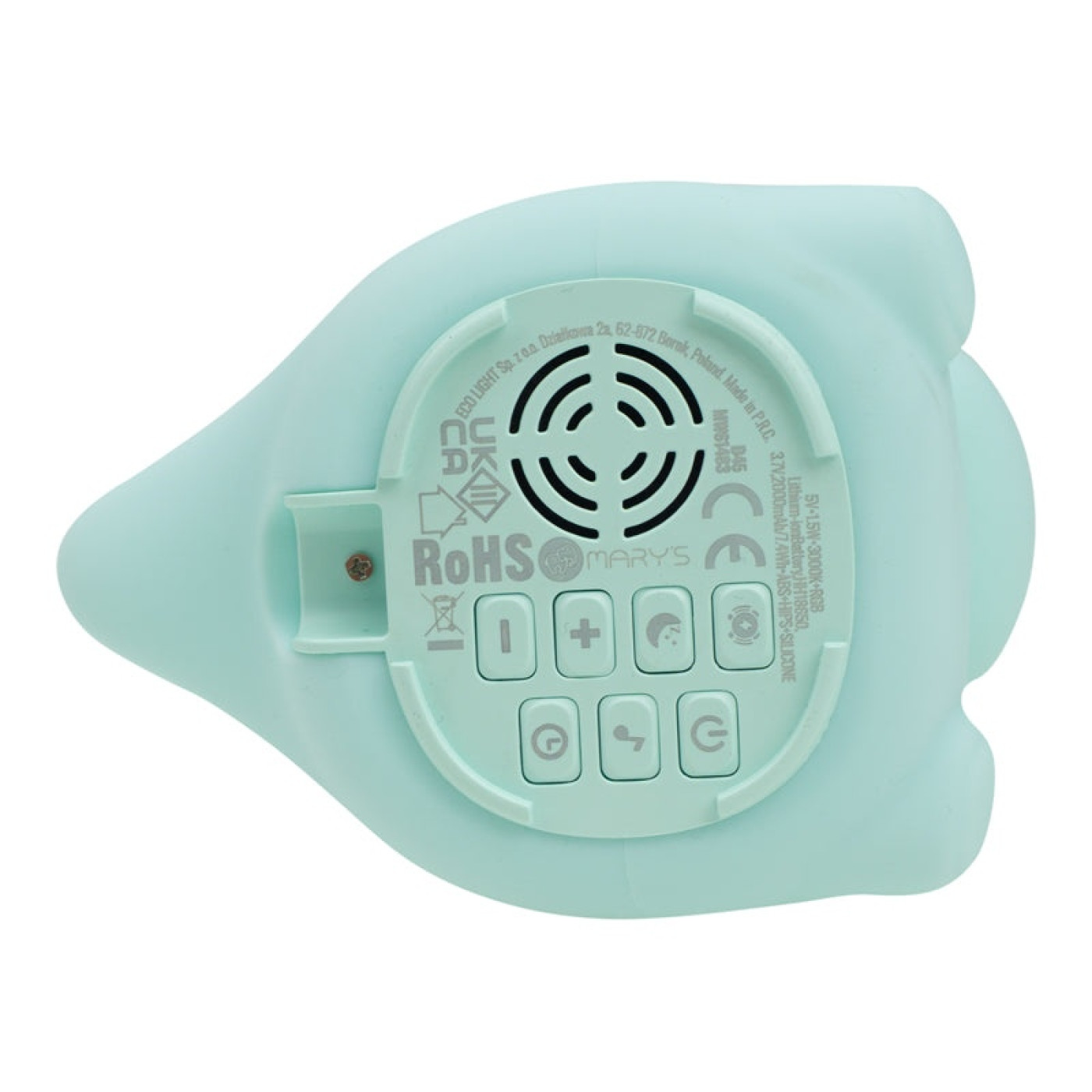 Marys Dino RGB LED Gece Lambası ve Çalar Saat - 5906555614837 - 5906555614837