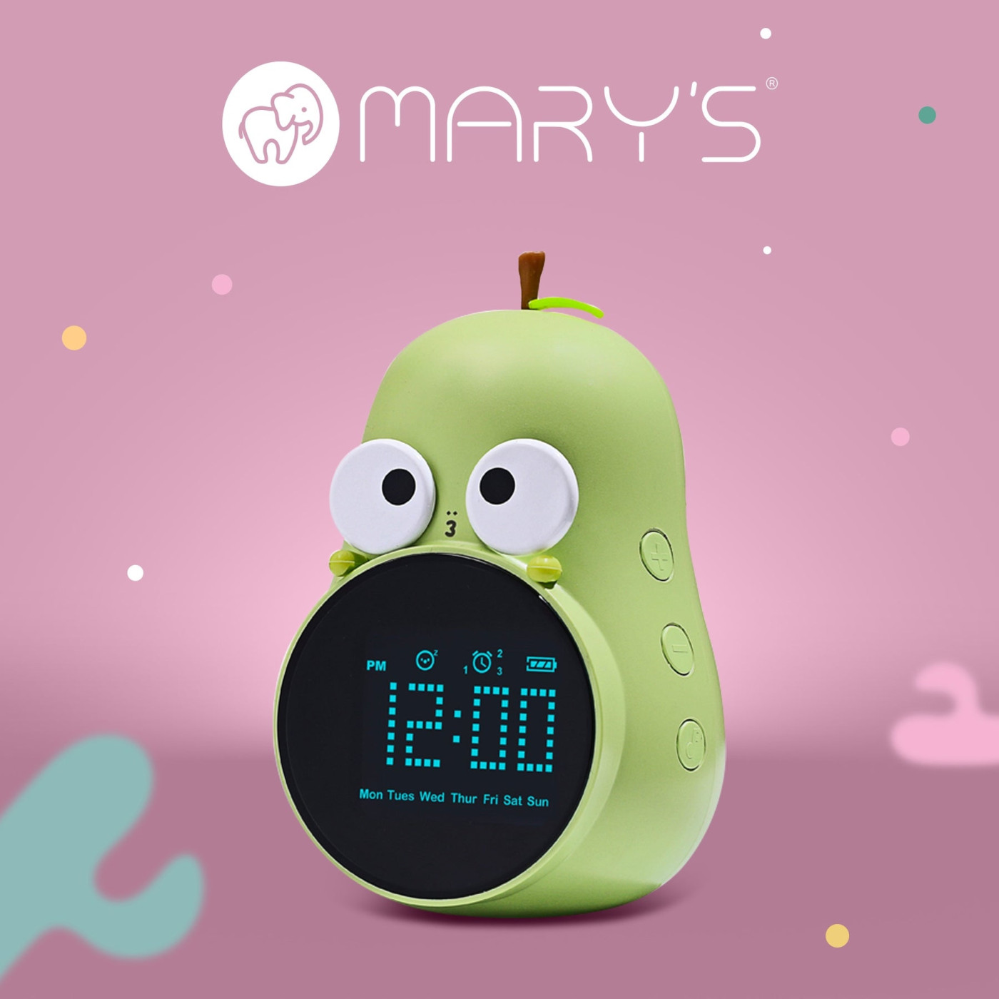 Mary's Pear Yeşil Çalar Saat - 5905036207797 - 5905036207797