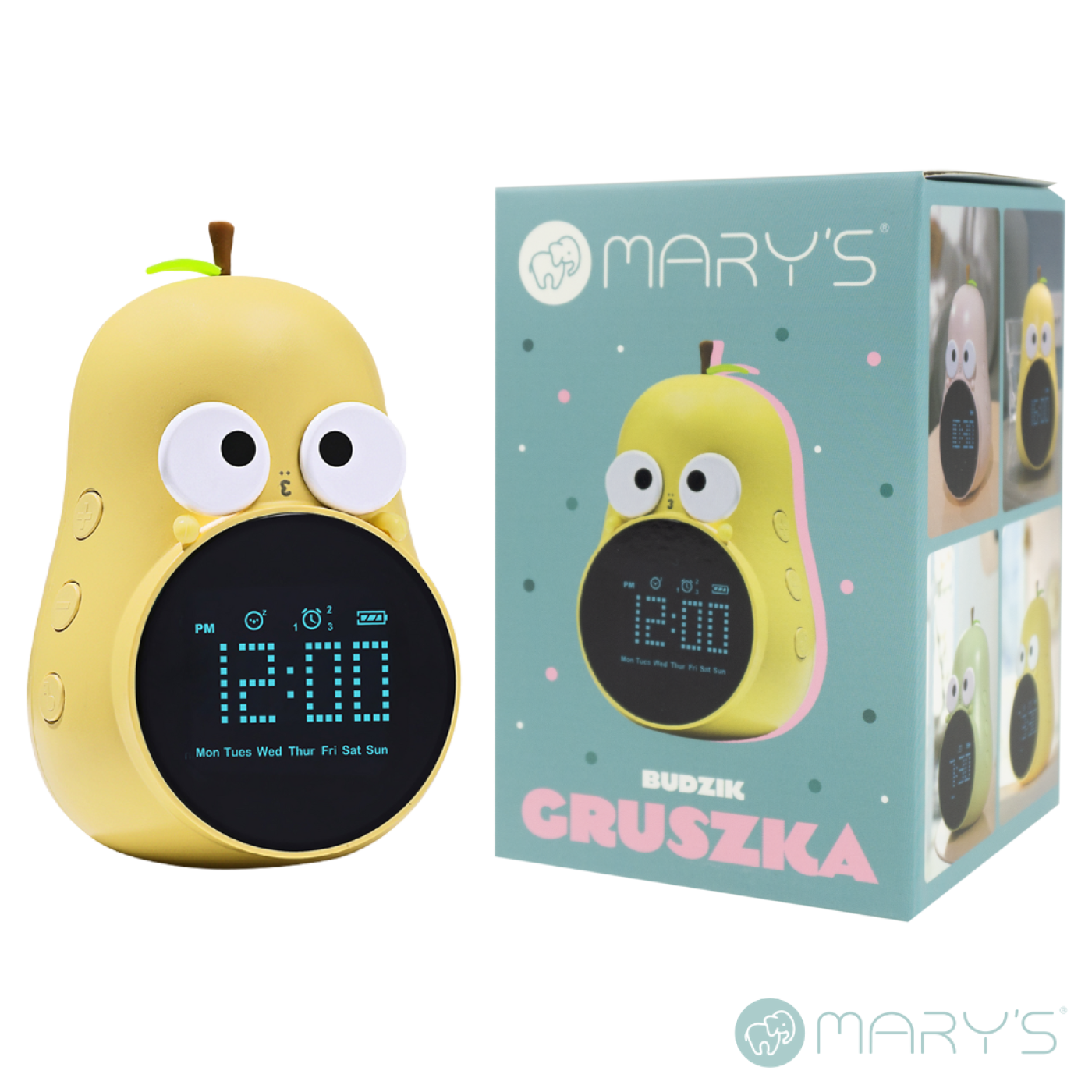 Mary's Pear Sarı Çalar Saat - ST01067 - 5905036207803