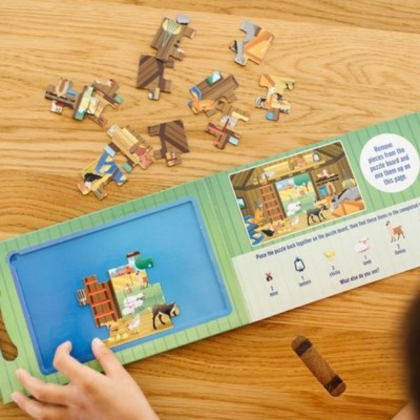 Melissa & Doug - Mıknatıslı Yapboz Seti - 2x15 - Çiftlik - MD042832 - 000772428323