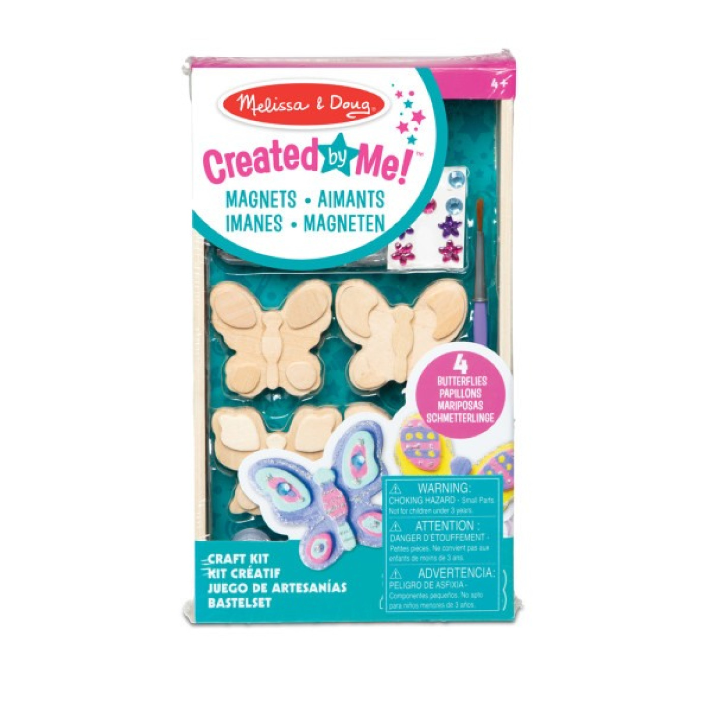 Ahşap Kelebek Magnetleri - MD009515 - 000772195157