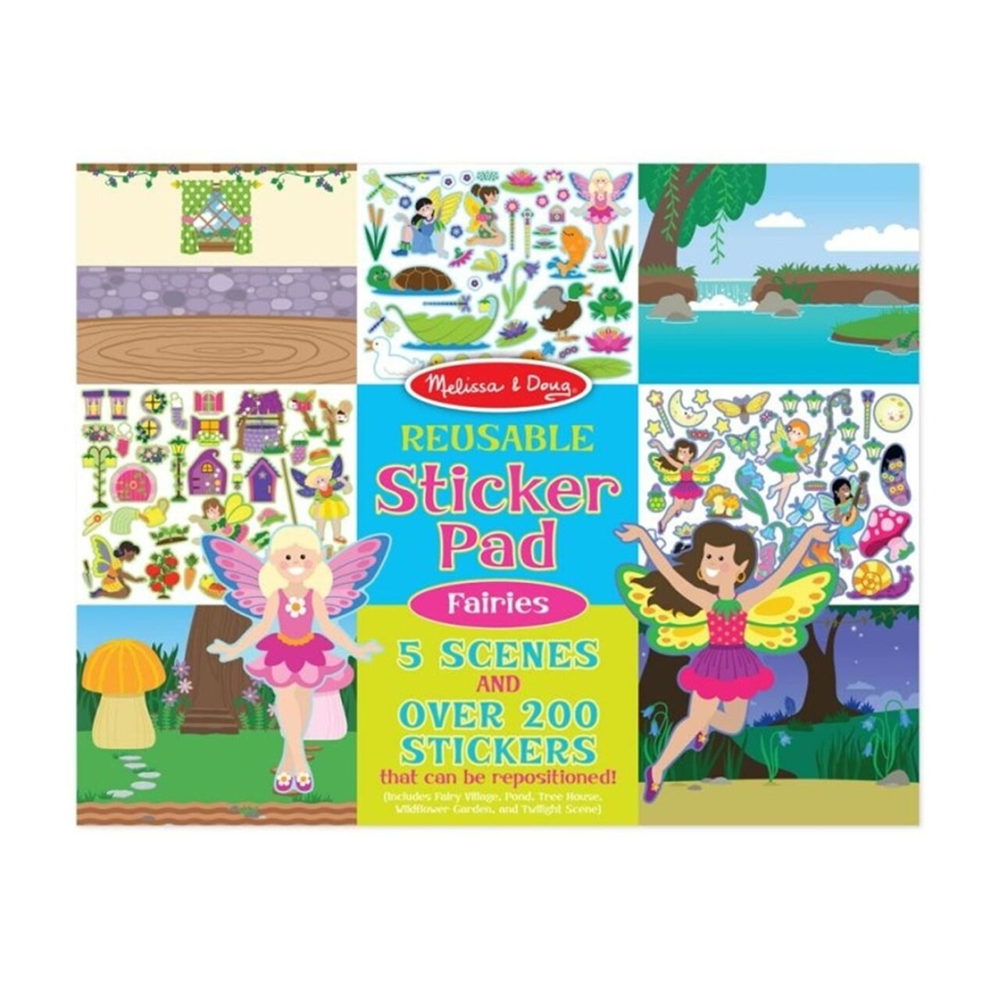 Melissa & Doug - Tak Çıkar Çıkartma Kitabı - Periler - MD008603 - 000772186032