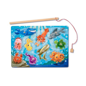 Ahşap Mıknatıslı Balık Tutma