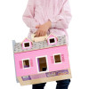 Melissa & Doug - Ahşap Taşınabilir Küçük Mobilyalı Ev