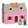 Melissa & Doug - Ahşap Taşınabilir Küçük Mobilyalı Ev