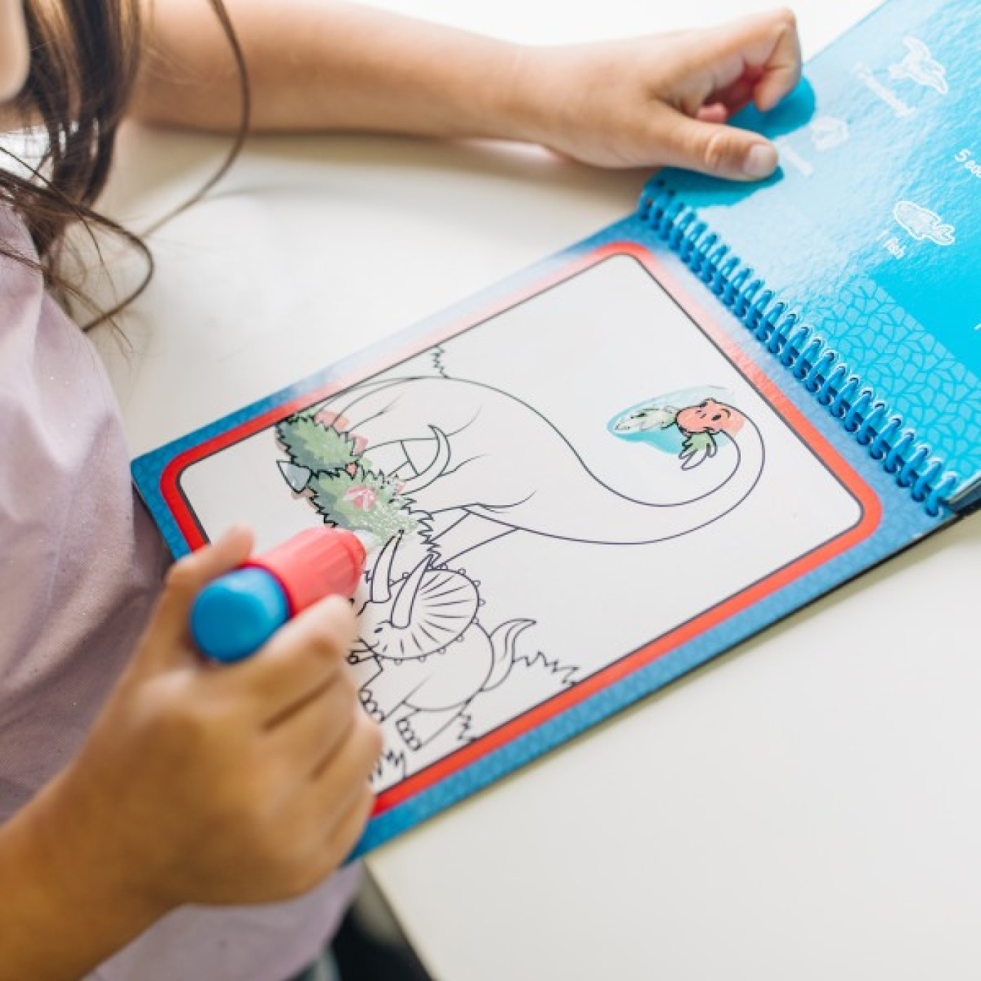 Water Wow! Su ile boyama kitabı - Dinozorlar - ST00664 - 000772193153