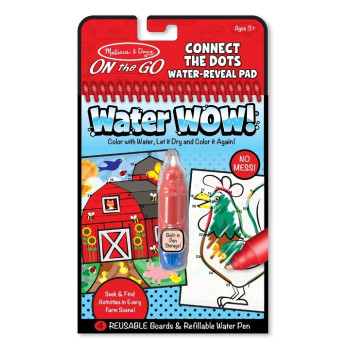 Water Wow! Su İle Boyama Kitabı - Çiftlik - Noktaları Birleştir Water Wow! Su İle Boyama Kitabı - Çiftlik - Noktaları Birleştir