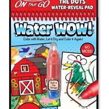 Melissa & Doug - Water Wow! Su İle Boyama Kitabı - Çiftlik - Noktaları Birleştir