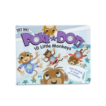 Poke-A-Dot - İnteraktif Kitap - 10 Little Monkeys Poke-A-Dot - İnteraktif Kitap - 10 Little Monkeys