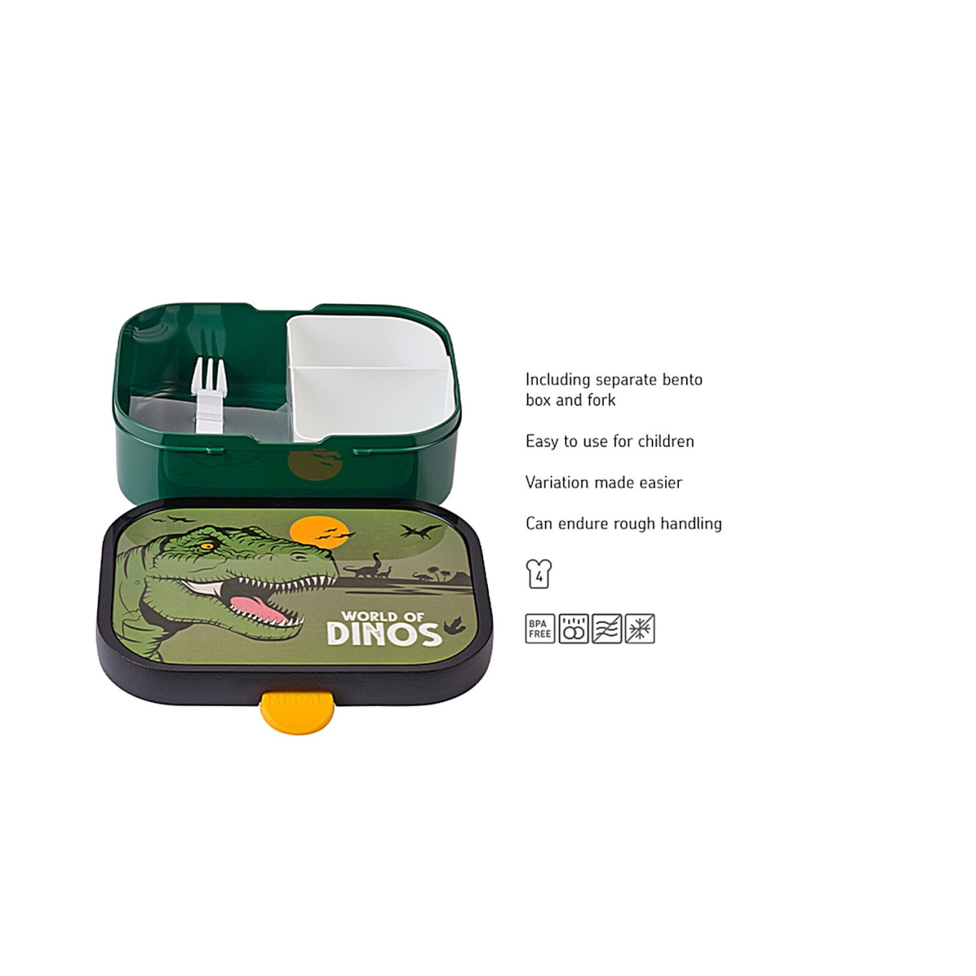 Mepal - lunch box campus - dino - 8711269988023 Mepal - lunch box campus - dino - 107440065381 - 8711269988023