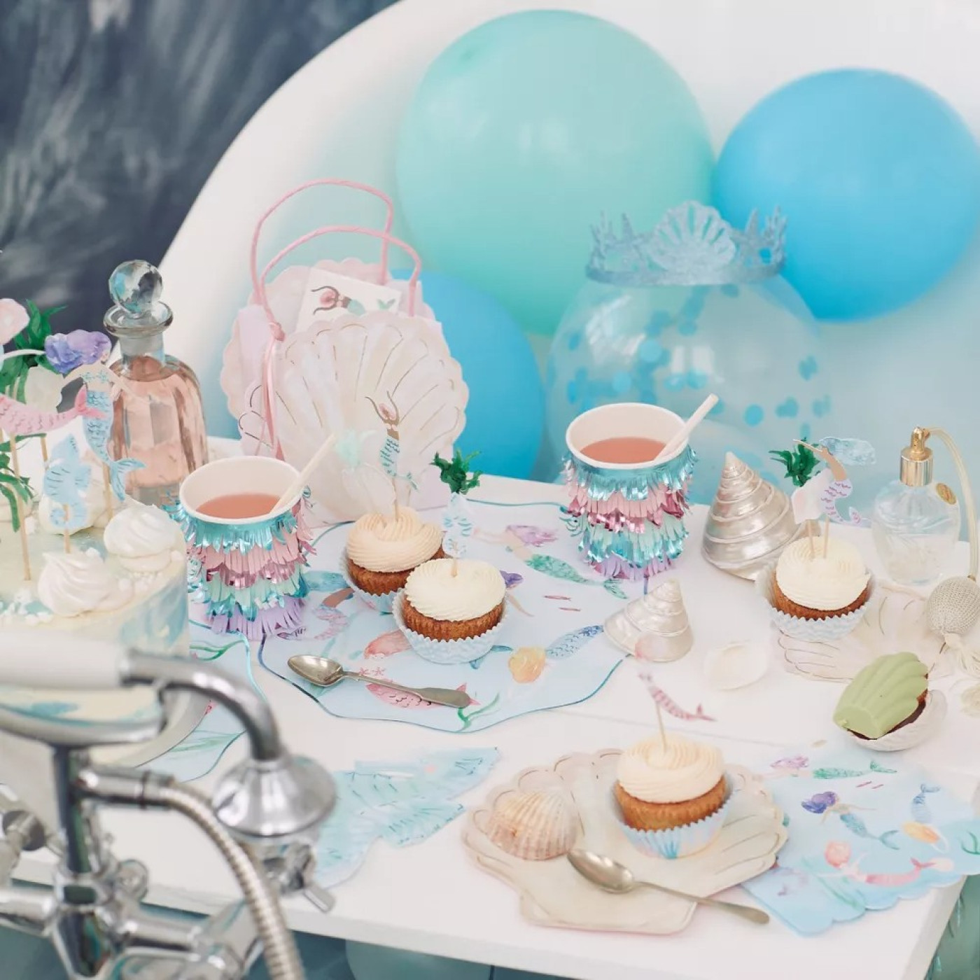 Meri Meri - Mermaid Party Bags - Deniz Kızı Parti Çantaları