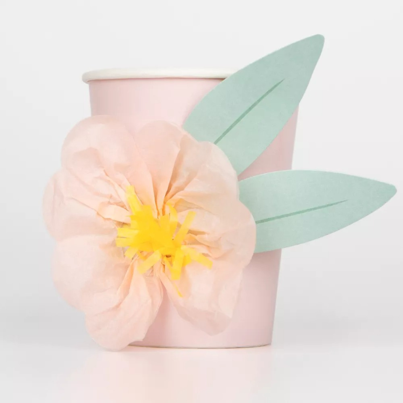 Meri Meri - Paper Flower Cups - Kağıt Çiçekli Bardaklar (x8) - 275828 - 636997288802
