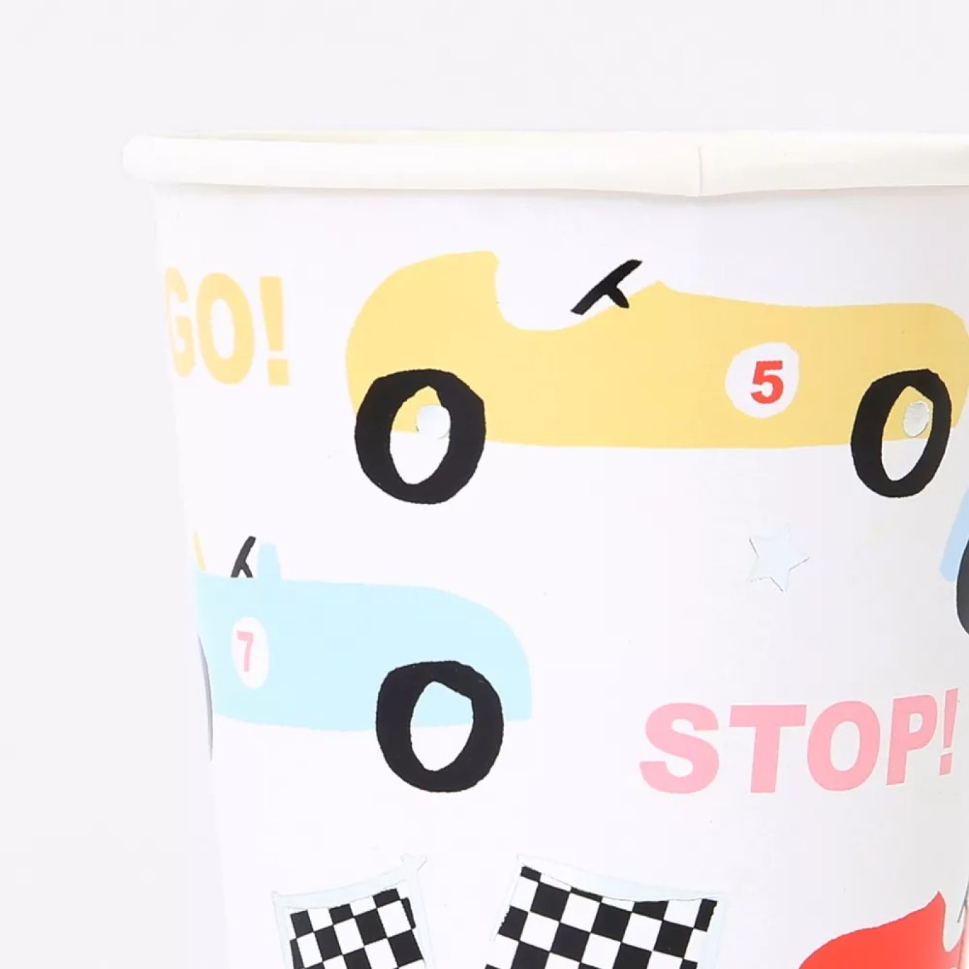 Meri Meri - Race Car Party Cups - Yarış Arabası Bardak - 8li