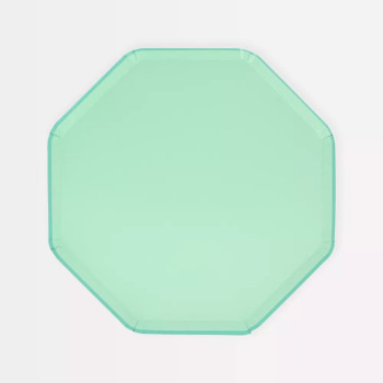 Meri Meri - Sea Foam Green Side Plates - Deniz Köpüğü Yeşili Tabaklar (M) (X8) Meri Meri - Sea Foam Green Side Plates - Deniz Köpüğü Yeşili Tabaklar (M) (X8)