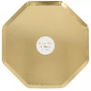 Meri Meri - Gold Plates - Altın Tabaklar - L - 8'li - 181657 - 636997246758