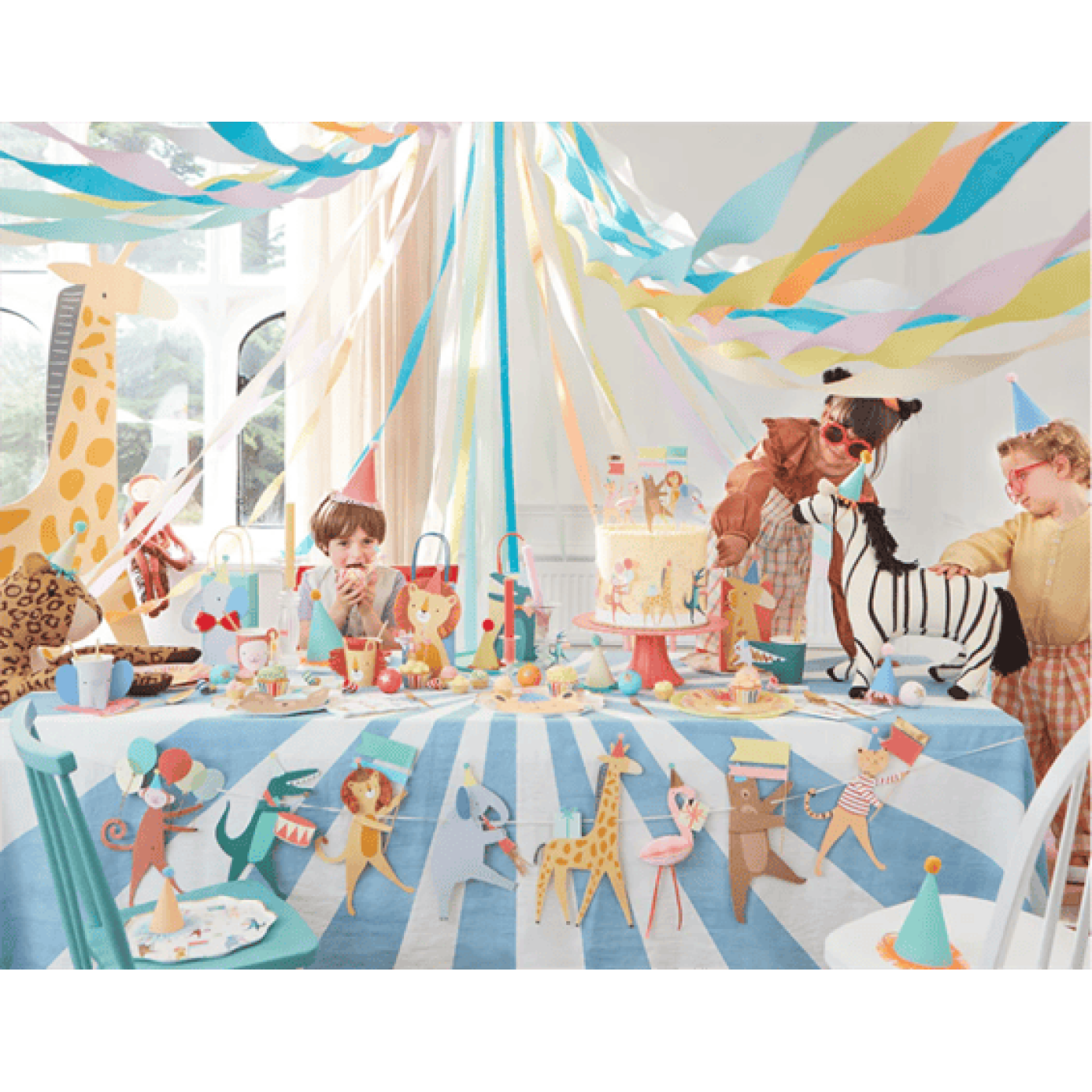 Meri Meri - Animal Parade Garland - Hayvan Geçit Töreni Asılan Süs - 267367 - 636997280424