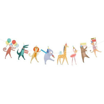 Meri Meri - Animal Parade Garland - Hayvan Geçit Töreni Asılan Süs Meri Meri - Animal Parade Garland - Hayvan Geçit Töreni Asılan Süs