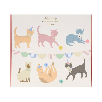 Meri Meri - Cute Kittens Garland - Yavru Kediler Asılan Süs Meri Meri - Cute Kittens Garland - Yavru Kediler Asılan Süs