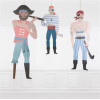 Meri Meri - Giant Pirate Decorations - Dev Korsan Dekorlar - 3lü - 222516 - 636997275710