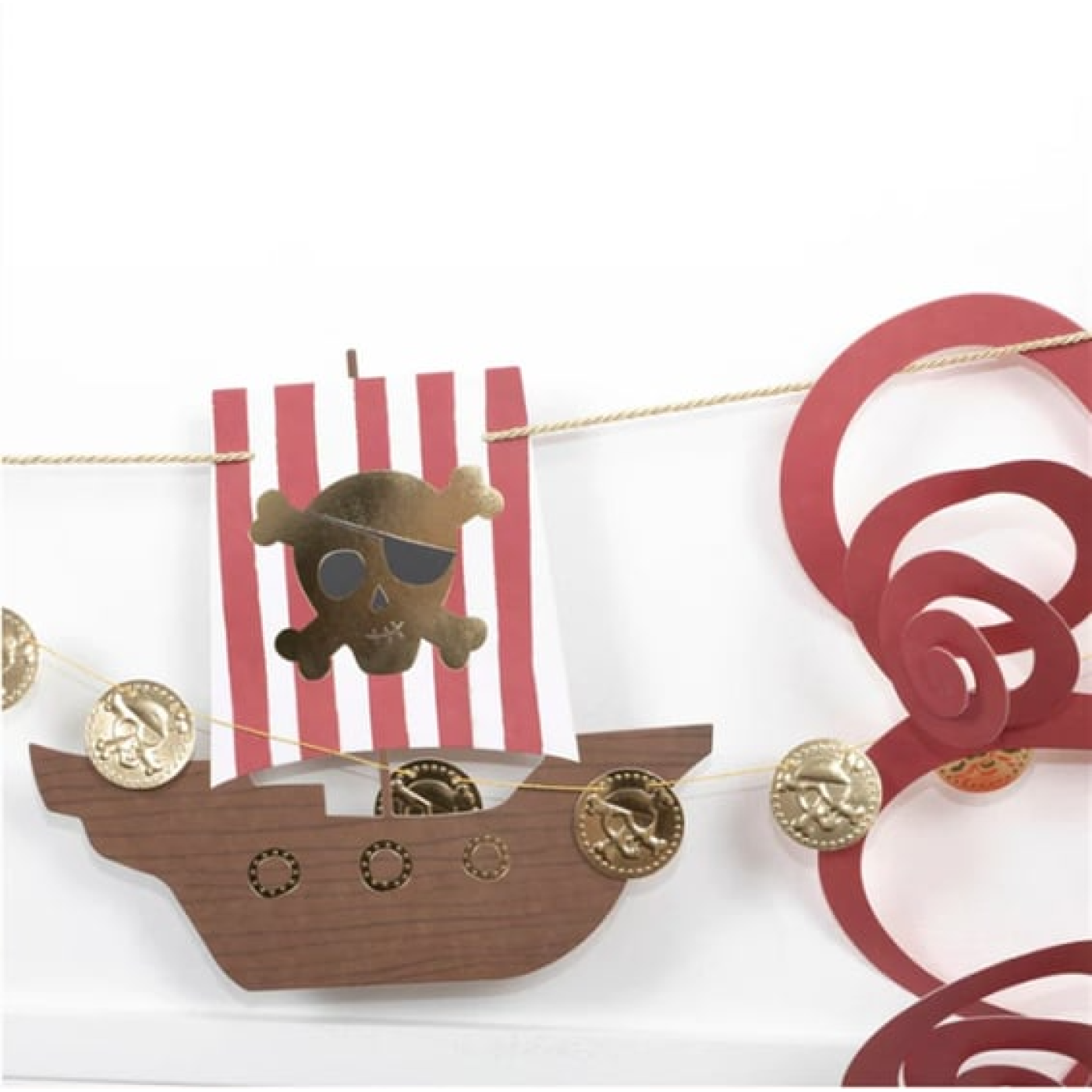 Meri Meri - Pirate Icon Garland - Korsan Asılan Süs - 222975 - 636997276229