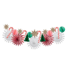 Meri Meri - Xmas Honeycomb Garland - Yeni Yıl Petekli Asılan Süs - 224874 - 636997278339