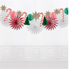 Meri Meri - Xmas Honeycomb Garland - Yeni Yıl Petekli Asılan Süs - 224874 - 636997278339