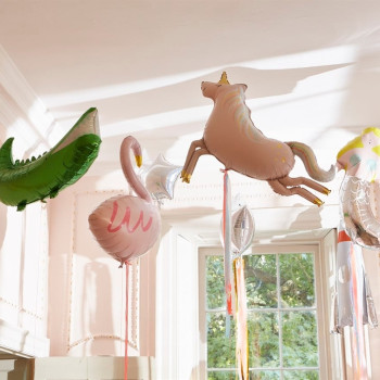 Meri Meri - Magical Unicorn Foil Balloon - Unicorn Folyo Balon Kit