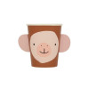 Meri Meri - Animal Parade Character Cups - Hayvan Geçit Töreni Bardaklar - 8Li - 267331 - 636997280387
