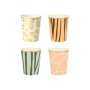 Meri Meri - Safari Party Cups - Safari Bardak - 8'Li Meri Meri - Safari Party Cups - Safari Bardak - 8'Li