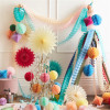 Meri Meri Meri Meri - Pastel Honeycomb Decoration Kit - Pastel Petek Dekor Kiti - 16lı - Doğum Günü Konseptleri Görseli