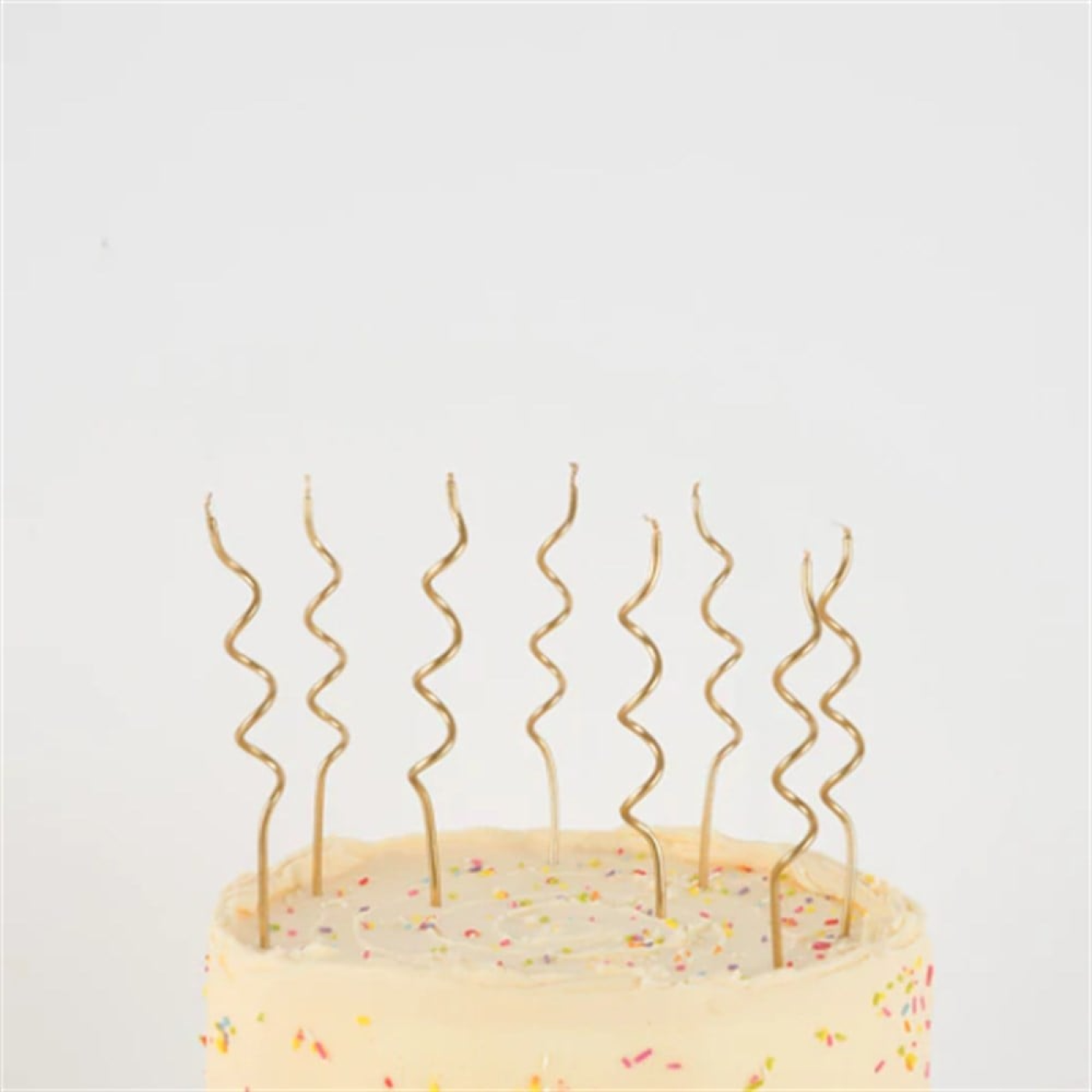 Meri Meri - Gold Swirly Candles - Altın Kıvrımlı Mumlar - 20li - 222489 - 636997275680