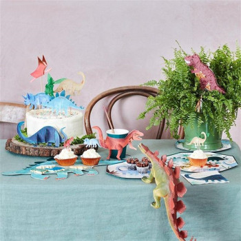 Meri Meri - Dinosaur Cake Toppers - Dinozor Pasta Süsü