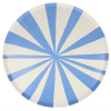 Meri Meri - Mixed Stripe Dinner Plates - Renkli Çizgili Tabaklar - L - 8'li Meri Meri - Mixed Stripe Dinner Plates - Renkli Çizgili Tabaklar - L - 8'li