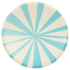 Meri Meri - Mixed Stripe Dinner Plates - Renkli Çizgili Tabaklar - L - 8'li Meri Meri - Mixed Stripe Dinner Plates - Renkli Çizgili Tabaklar - L - 8'li