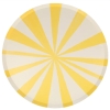 Meri Meri - Mixed Stripe Dinner Plates - Renkli Çizgili Tabaklar - L - 8'li Meri Meri - Mixed Stripe Dinner Plates - Renkli Çizgili Tabaklar - L - 8'li
