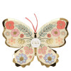 Meri Meri - Floral Butterfly Plates - Çiçekli Kelebek Tabak - 8li