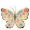 Meri Meri - Floral Butterfly Plates - Çiçekli Kelebek Tabak - 8li
